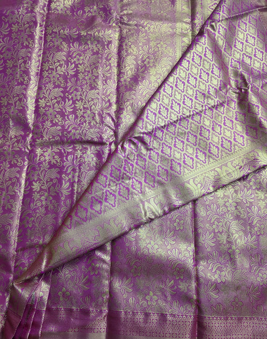 Semi Kanchi Silk Saree
