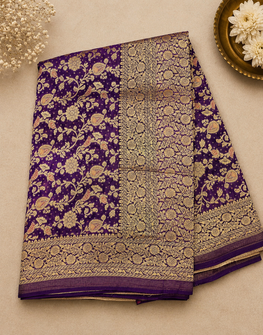 Pure Georgette Banaras