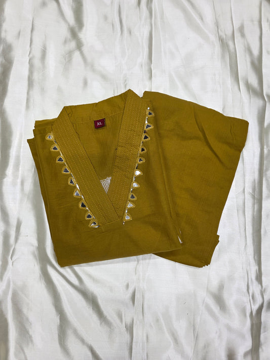 Olive Green 2pc Cord Set