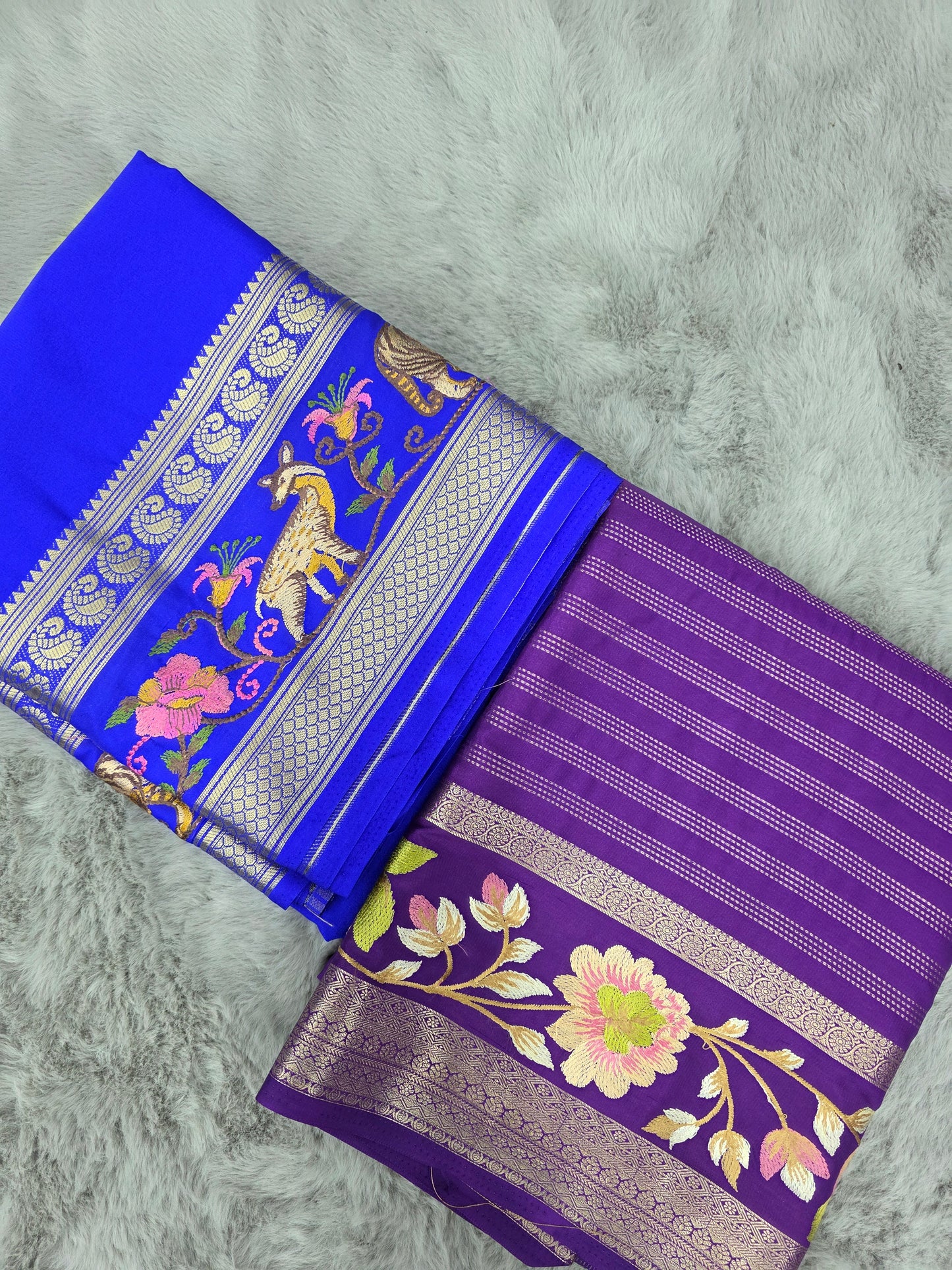 Semi Crepe with Embroidery
