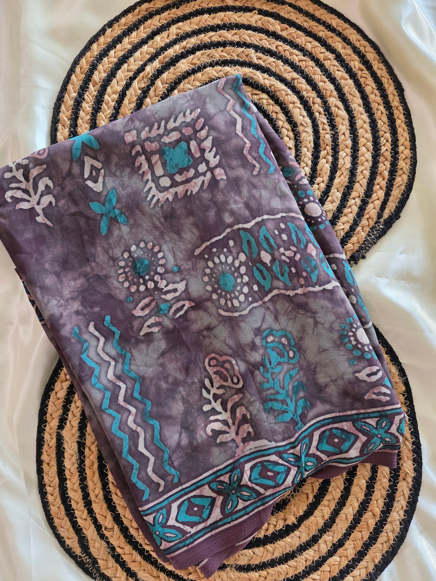 Chiffon Crepe Saree