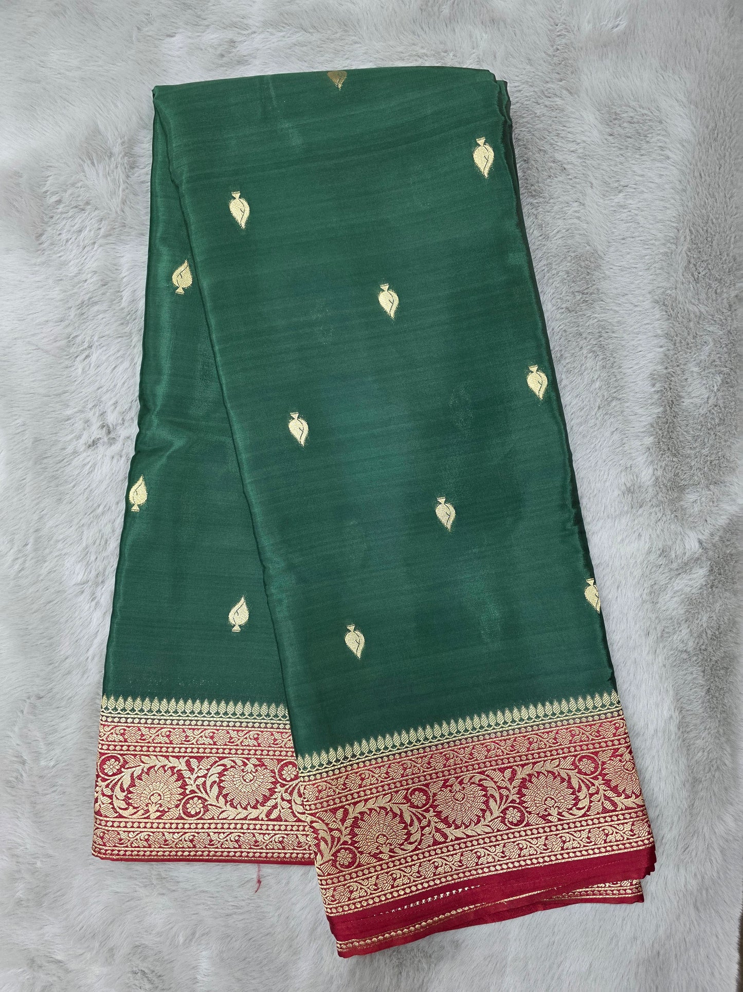 Premium Crepe Mysore Silk Saree