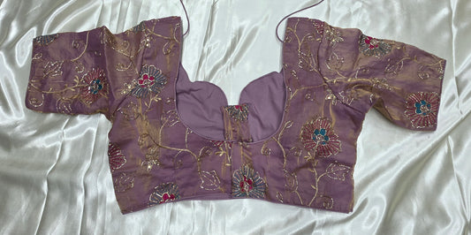 Light Peach Work Blouse