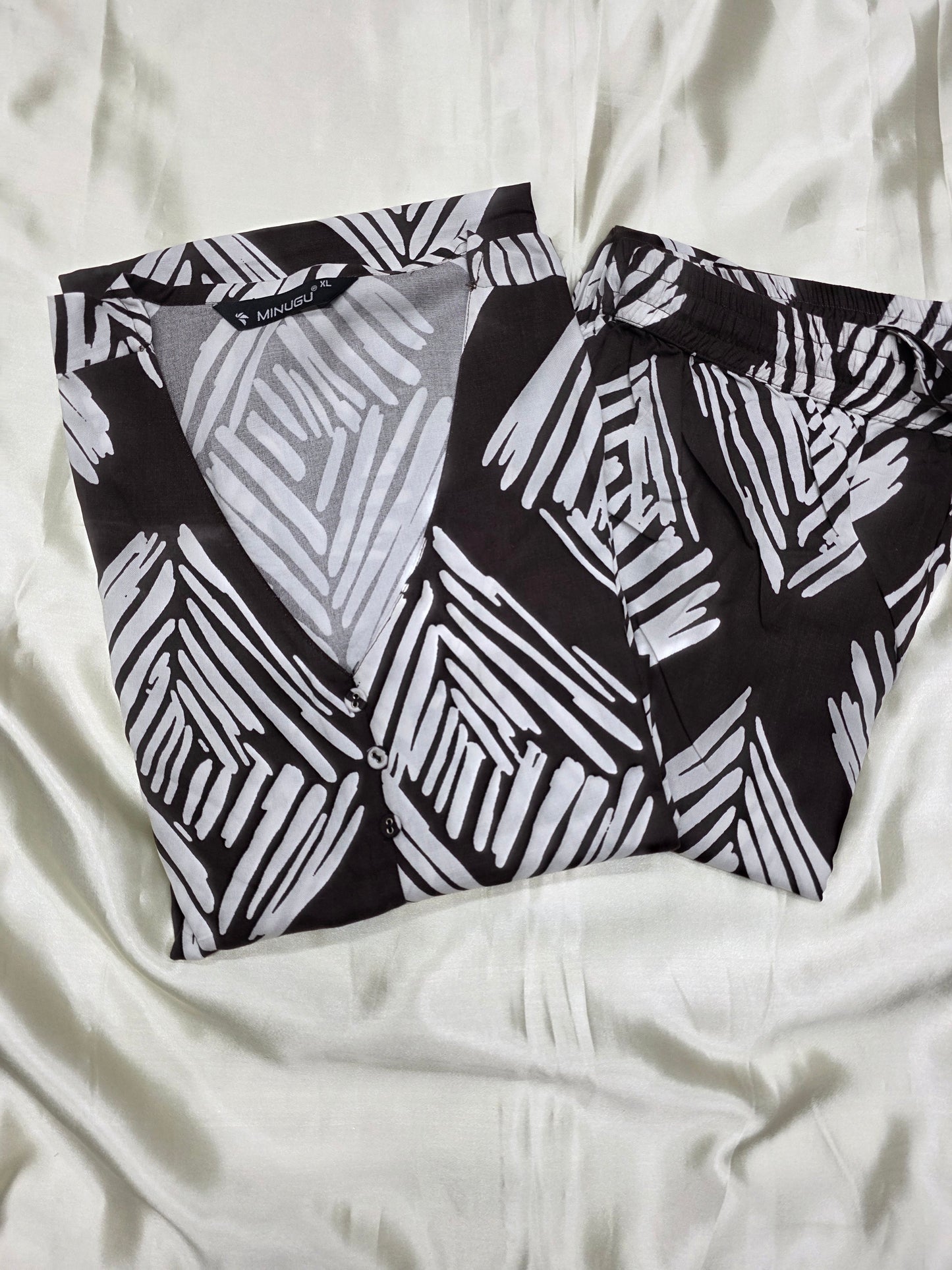 Dark Brown 2pc Cord Set