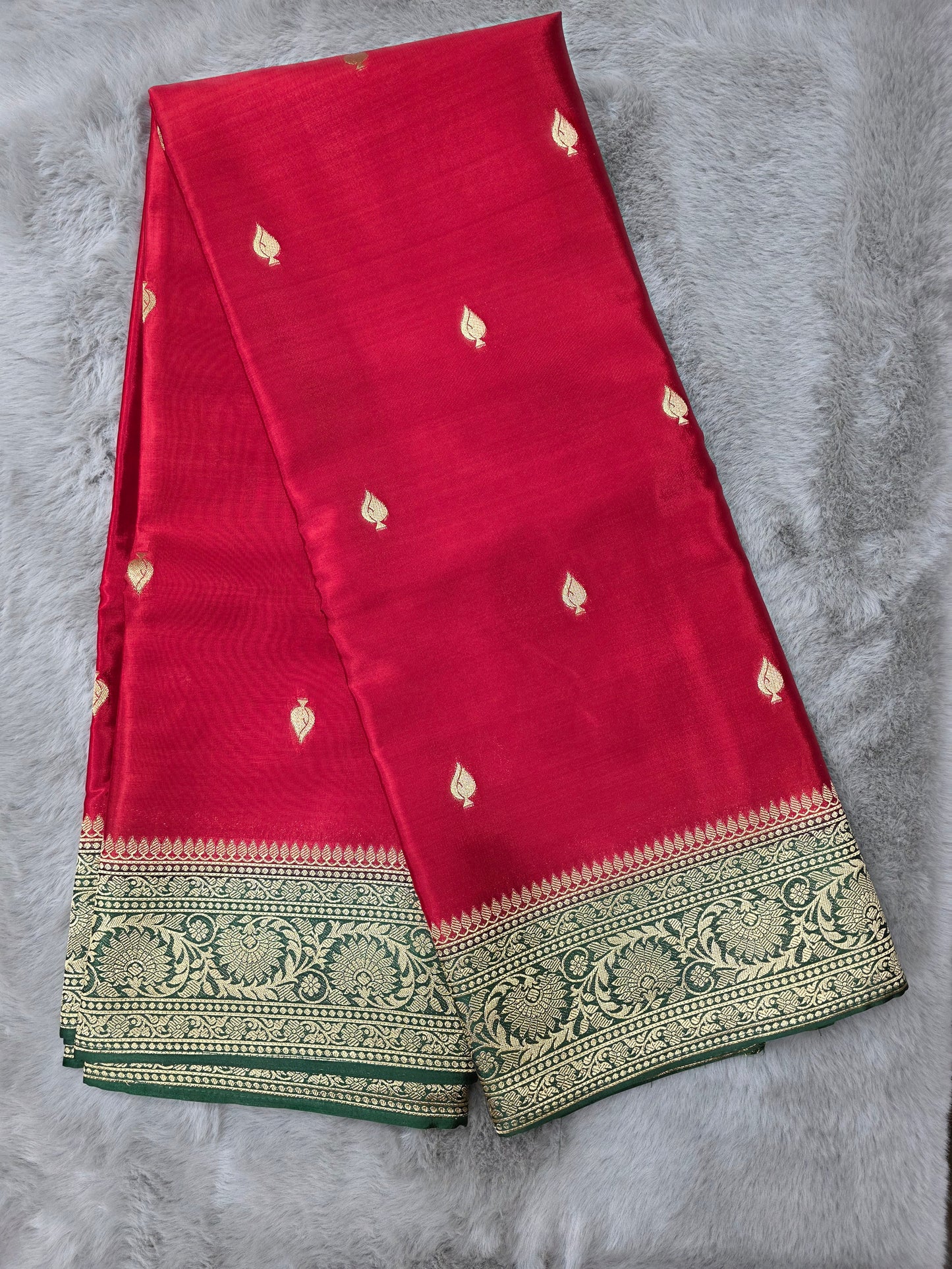 Premium Crepe Mysore Silk Saree