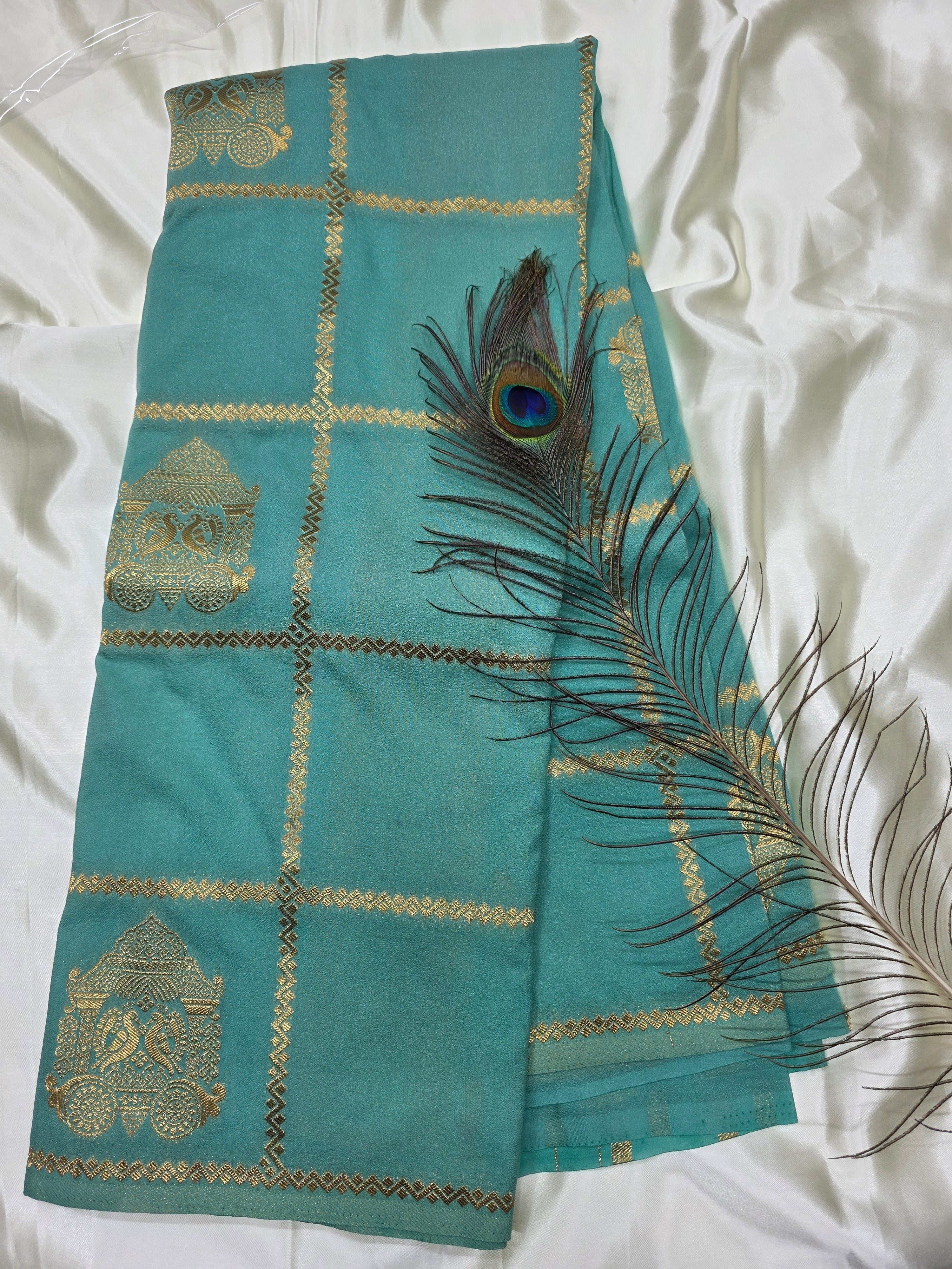 Pure Georgette Saree