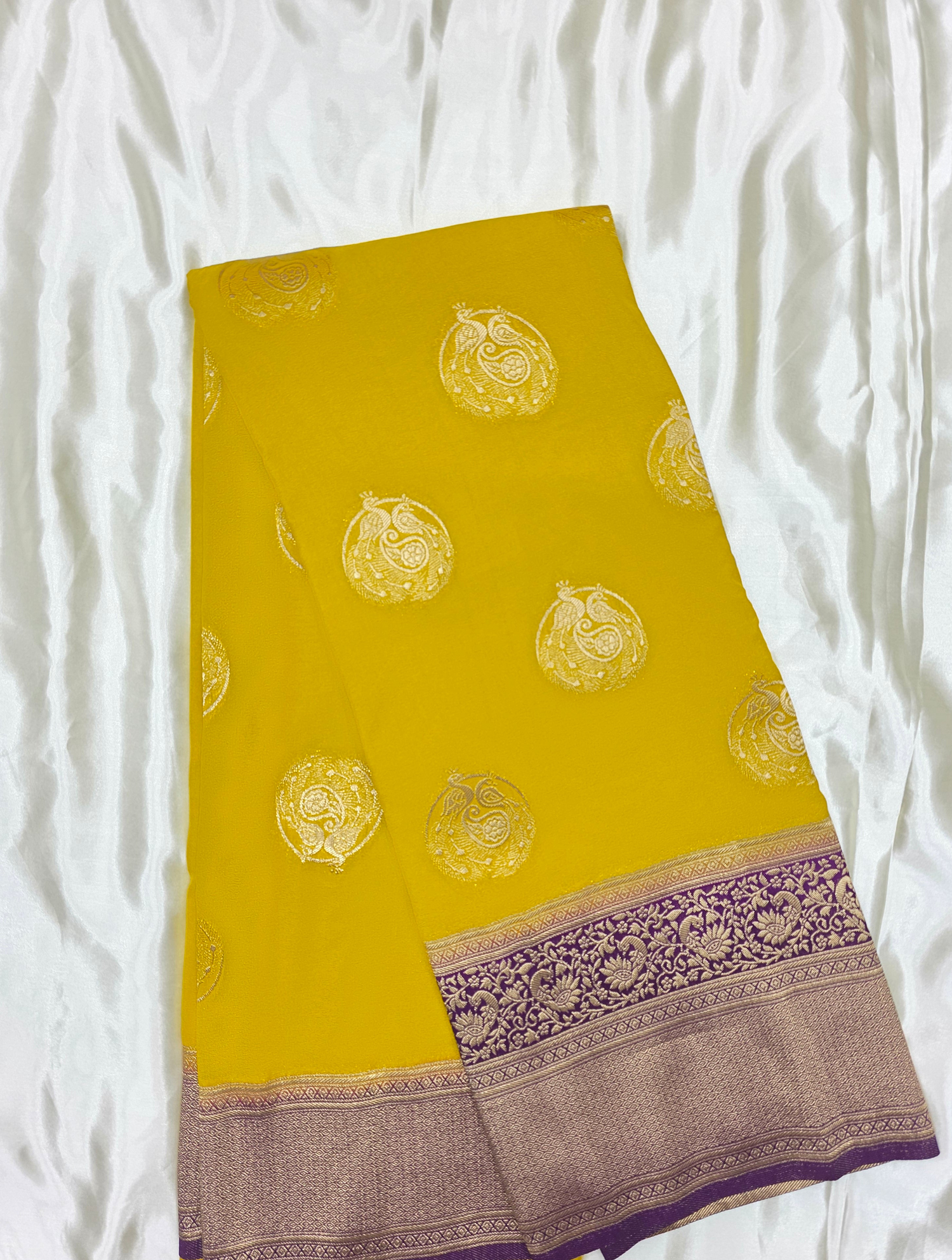 Georgette Banaras Saree