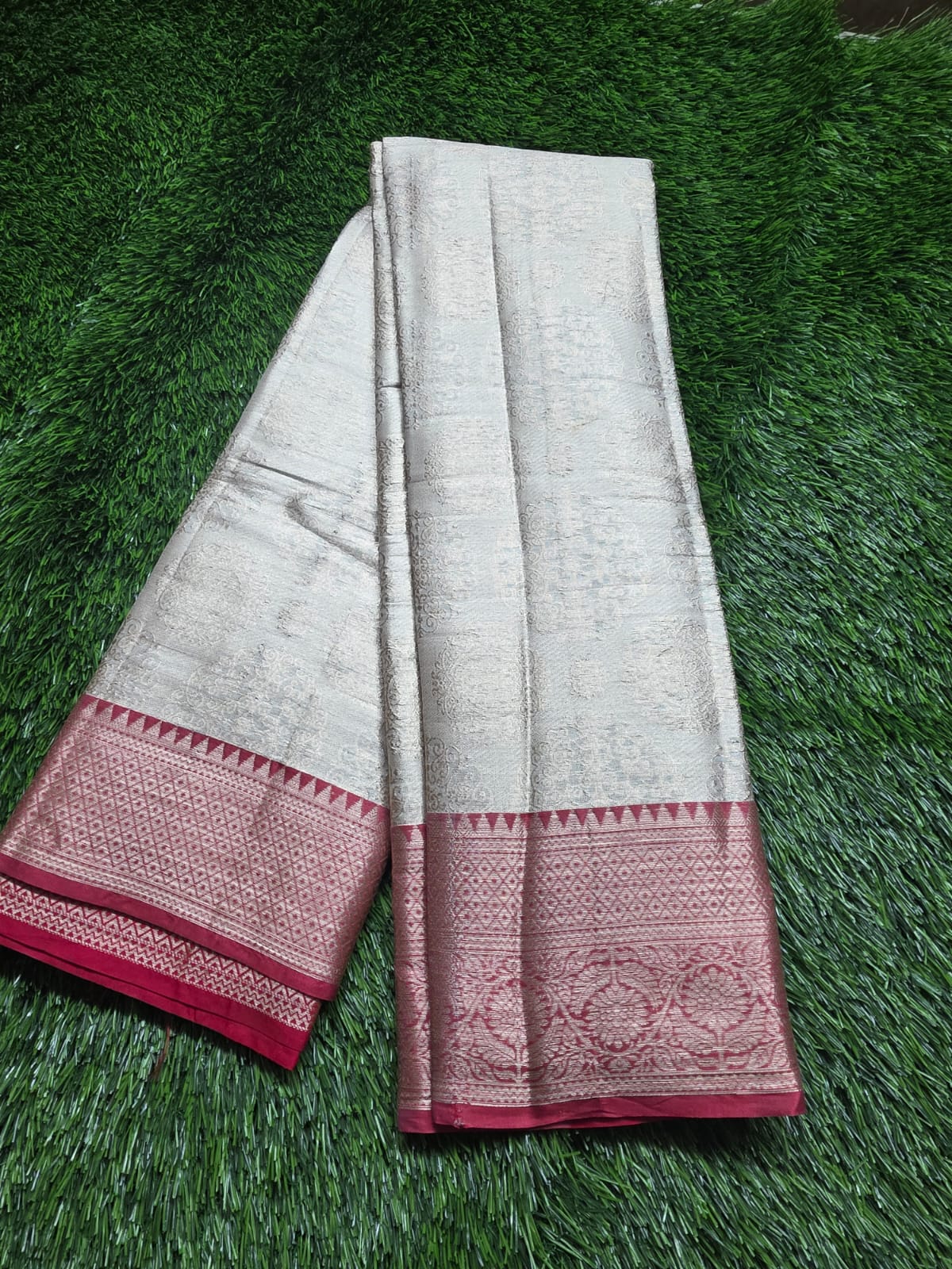 Semi Kanchi Silk Saree