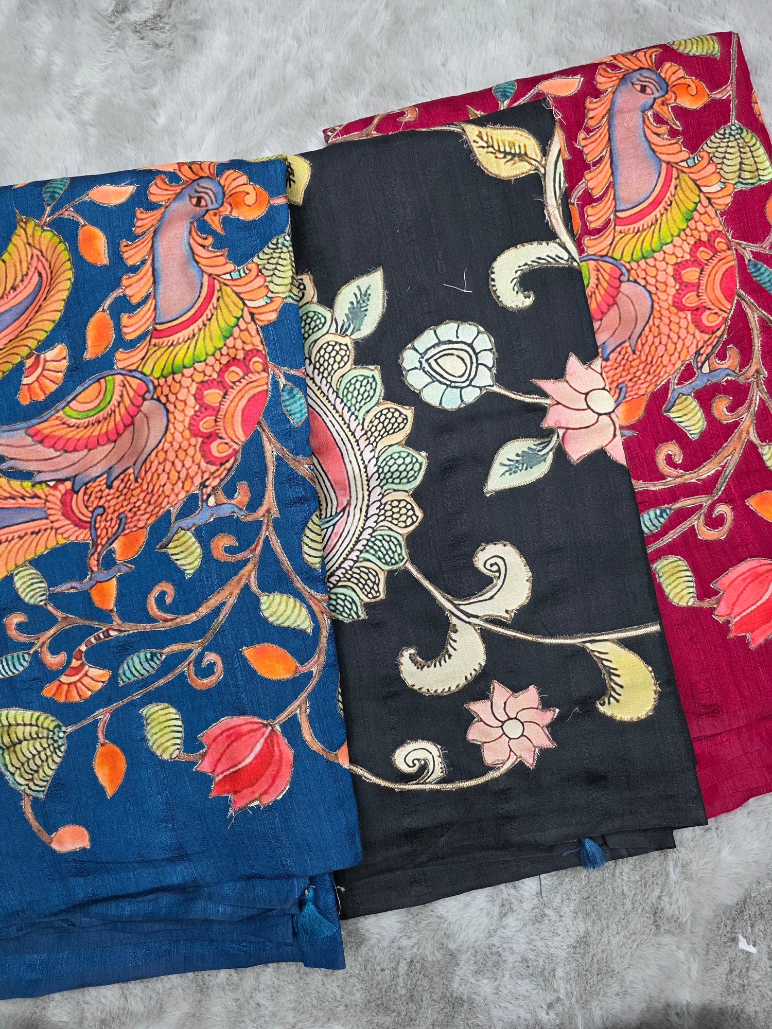 Kalamkari Dola silk