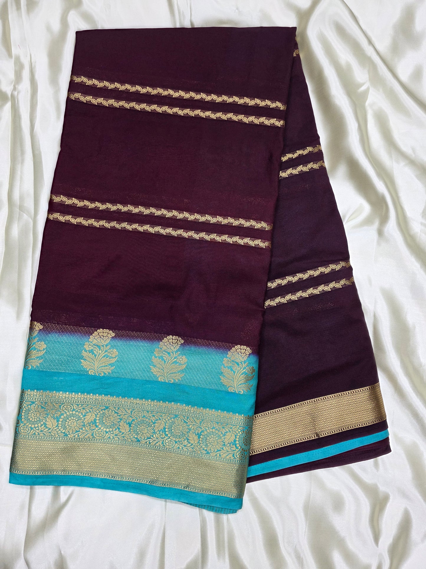 Semi crepe silk sarees