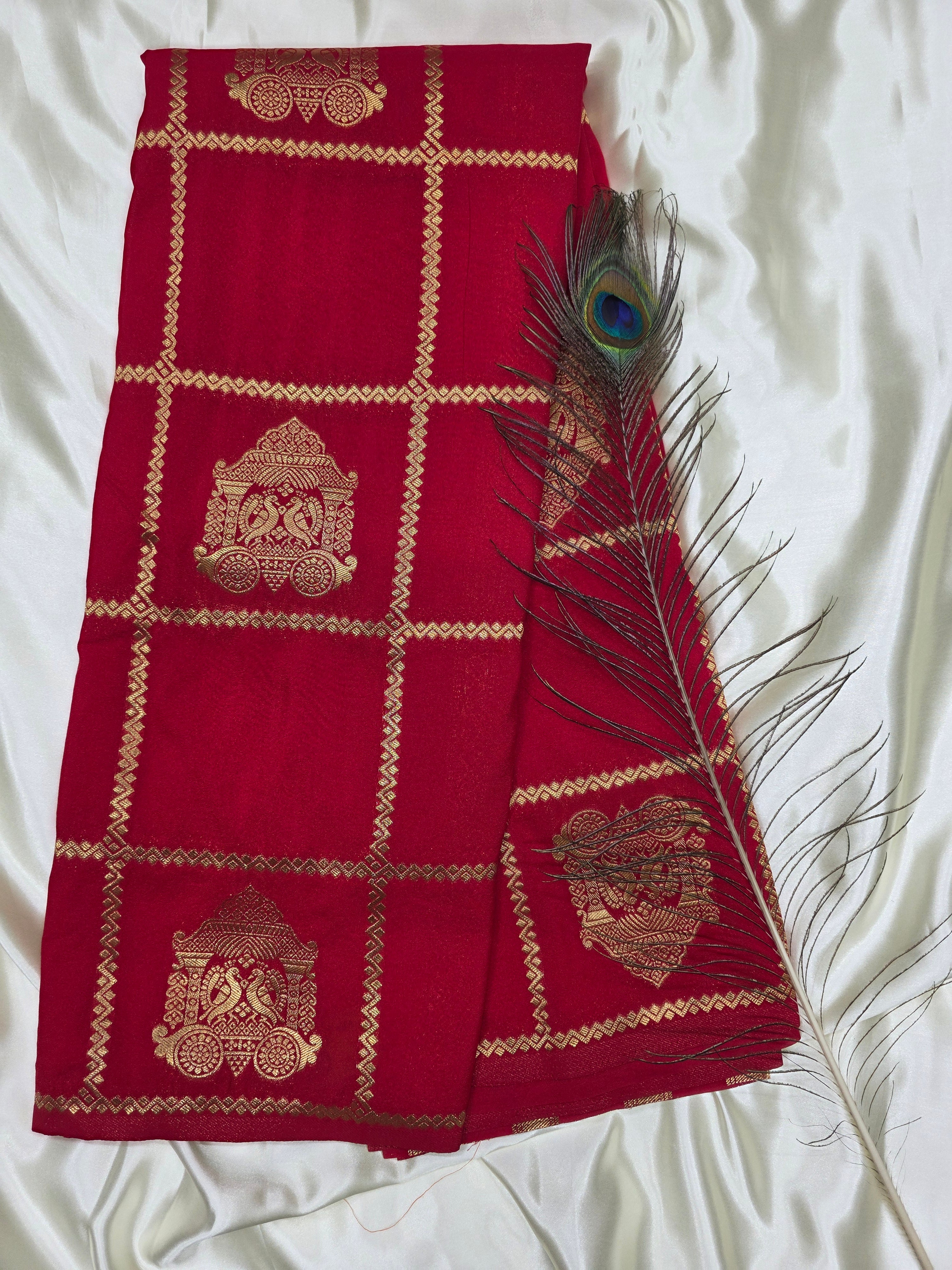 Pure Georgette Saree