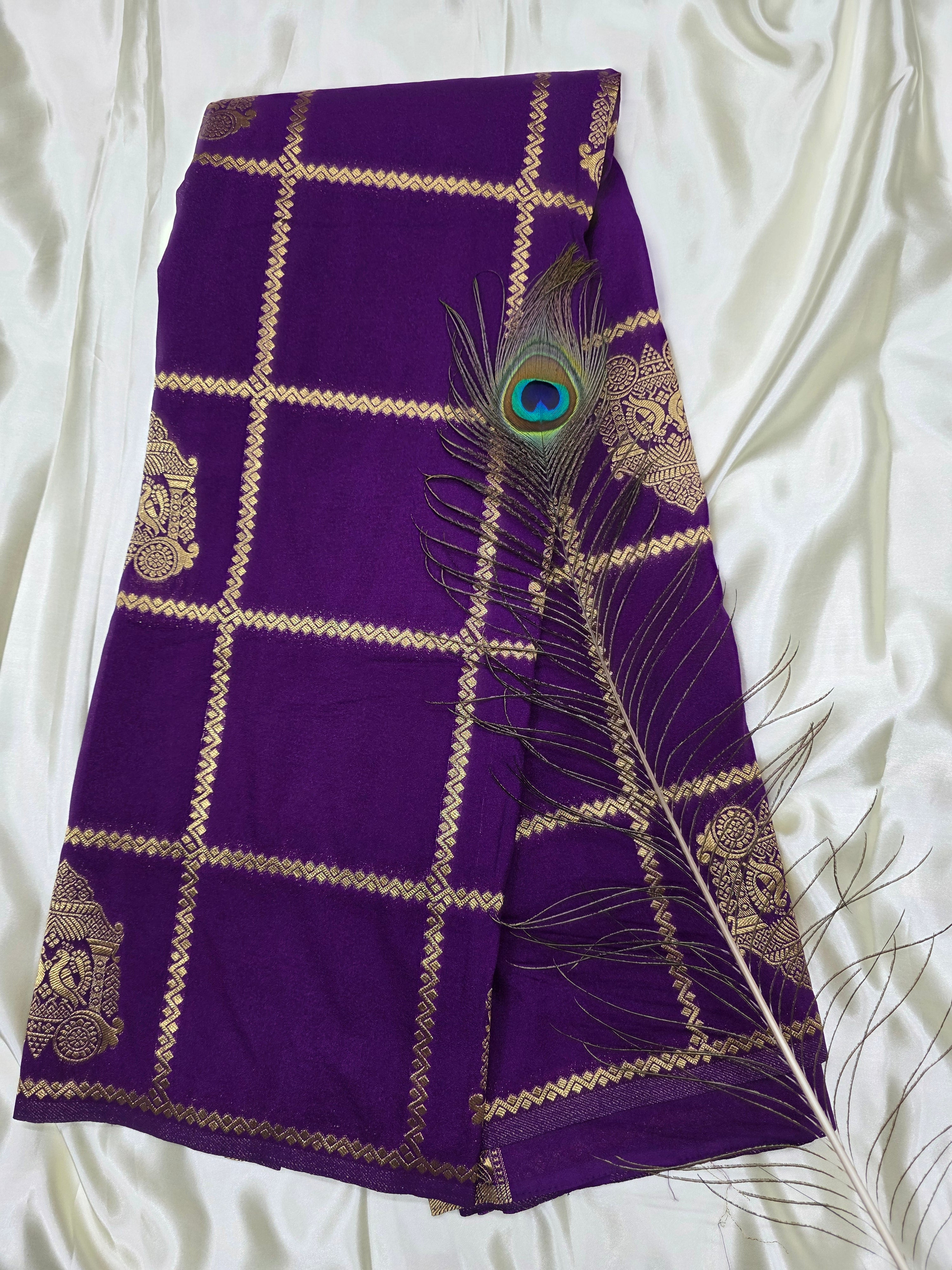 Pure Georgette Saree