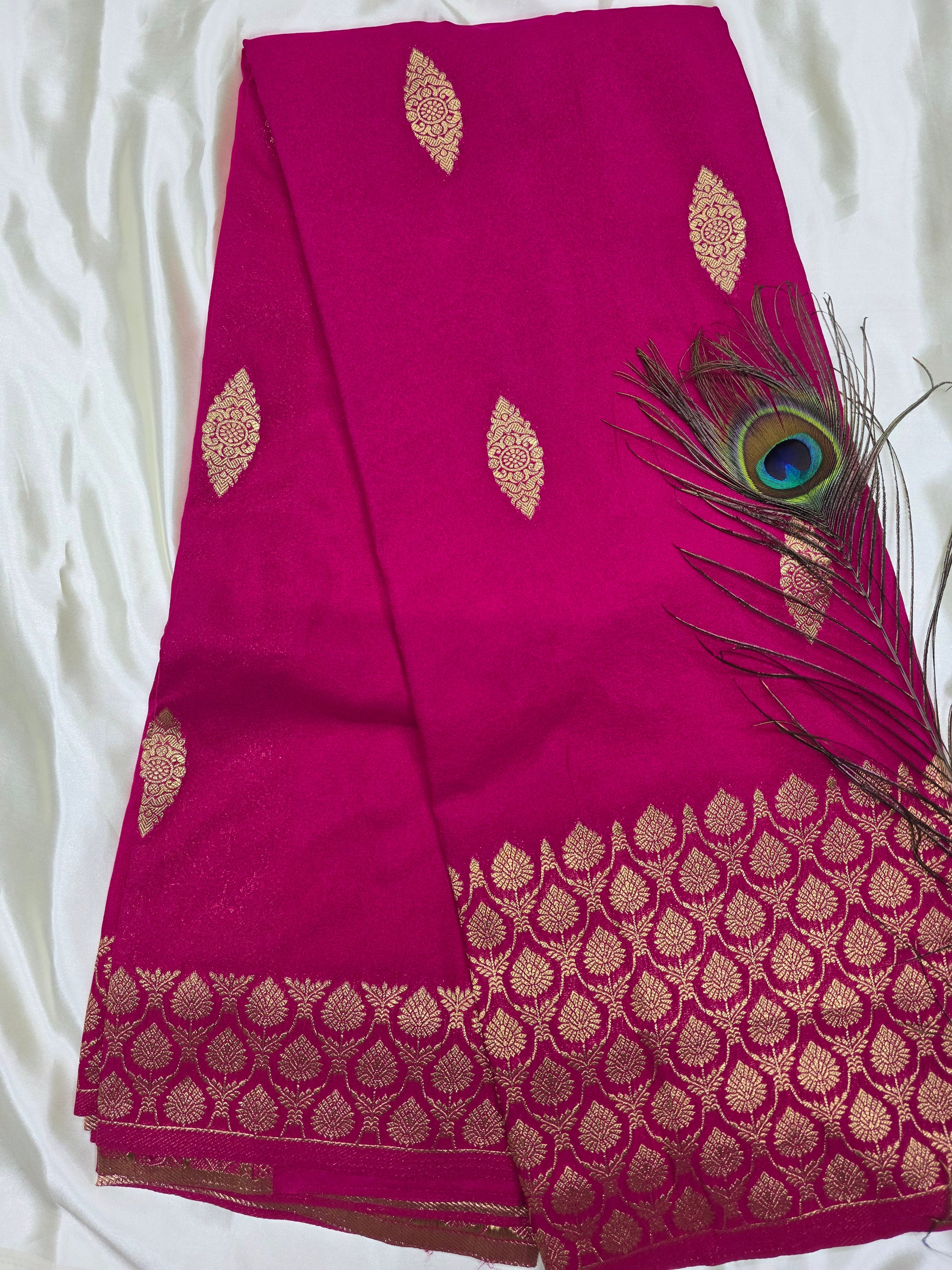 Pure Georgette Saree