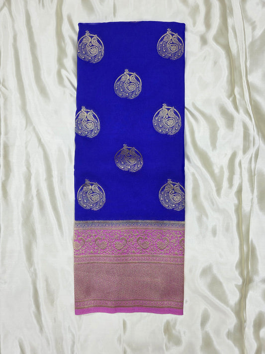 Georgette Banaras Saree