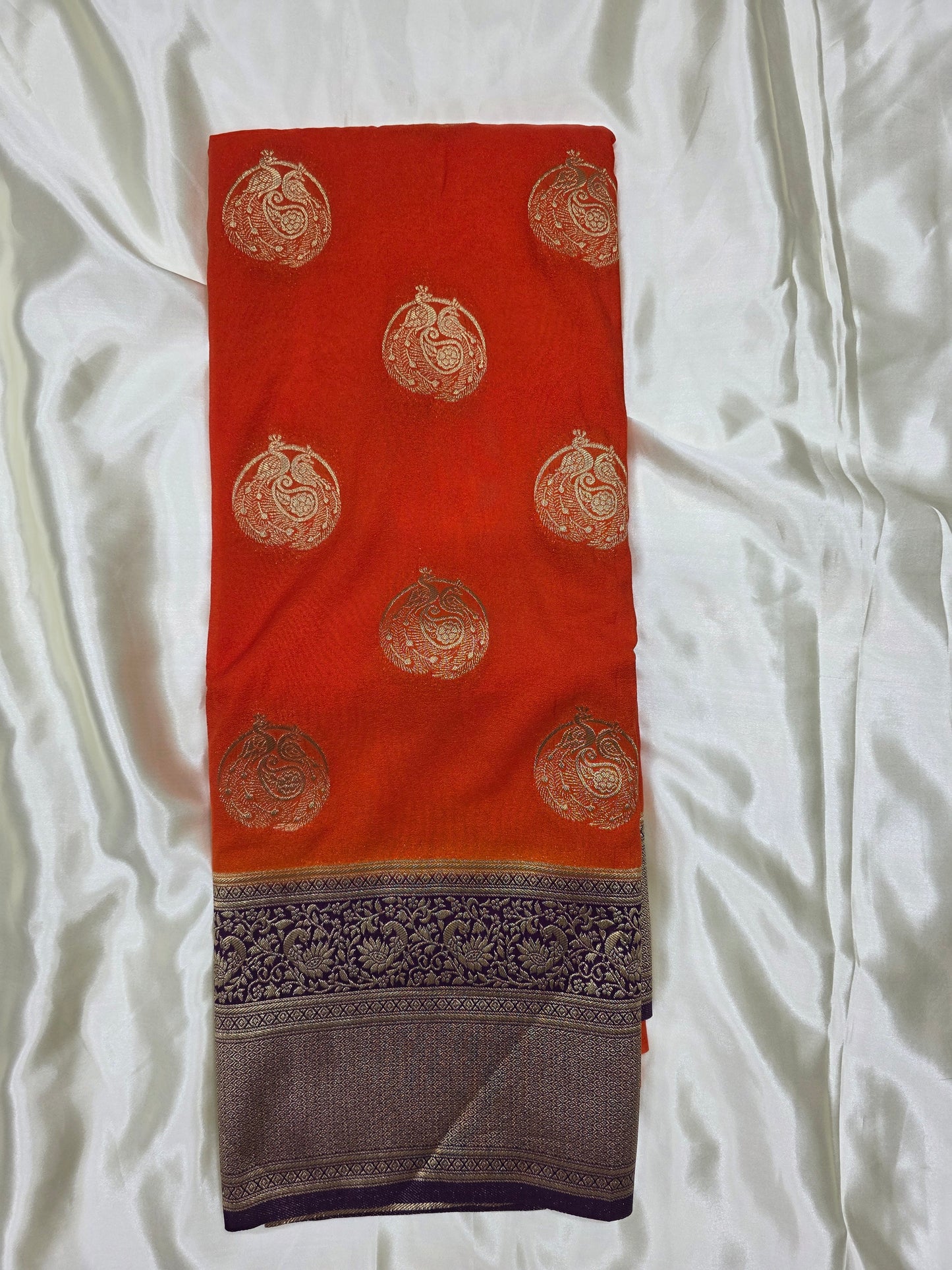 Georgette Banaras Saree