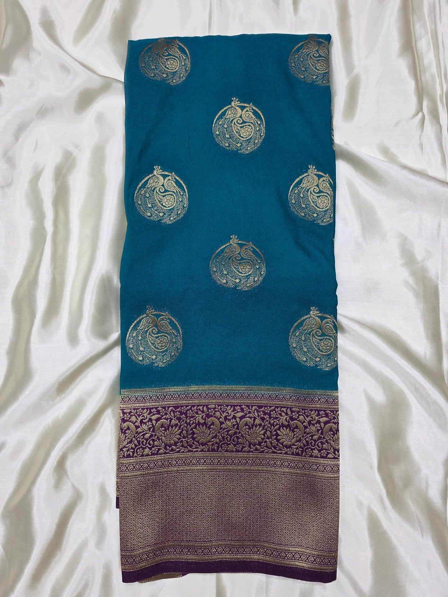 Georgette Banaras Saree