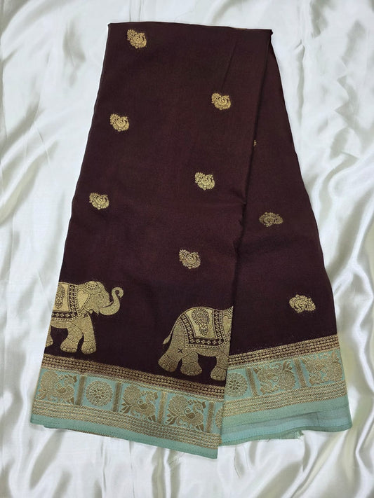 Semi Georgette Saree