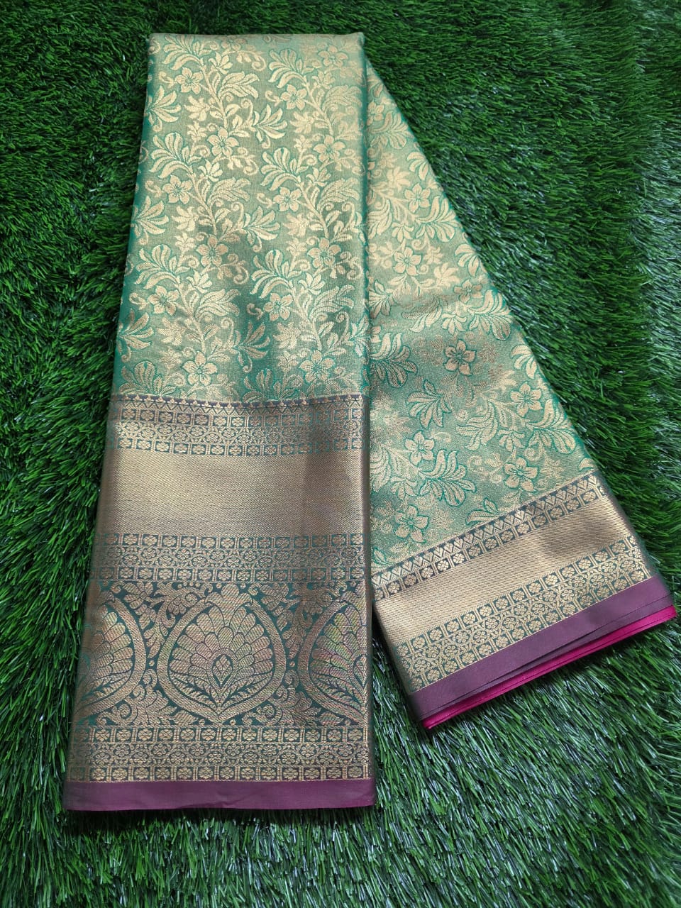 Semi Kanchi Silk Saree