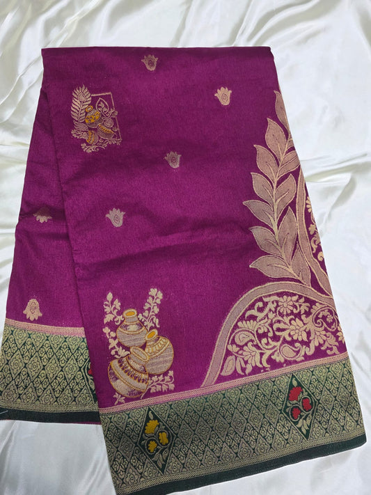 Raw Mango Saree