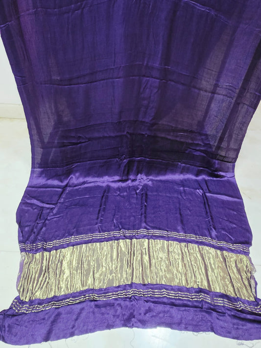 Pure Gajji Silk Saree