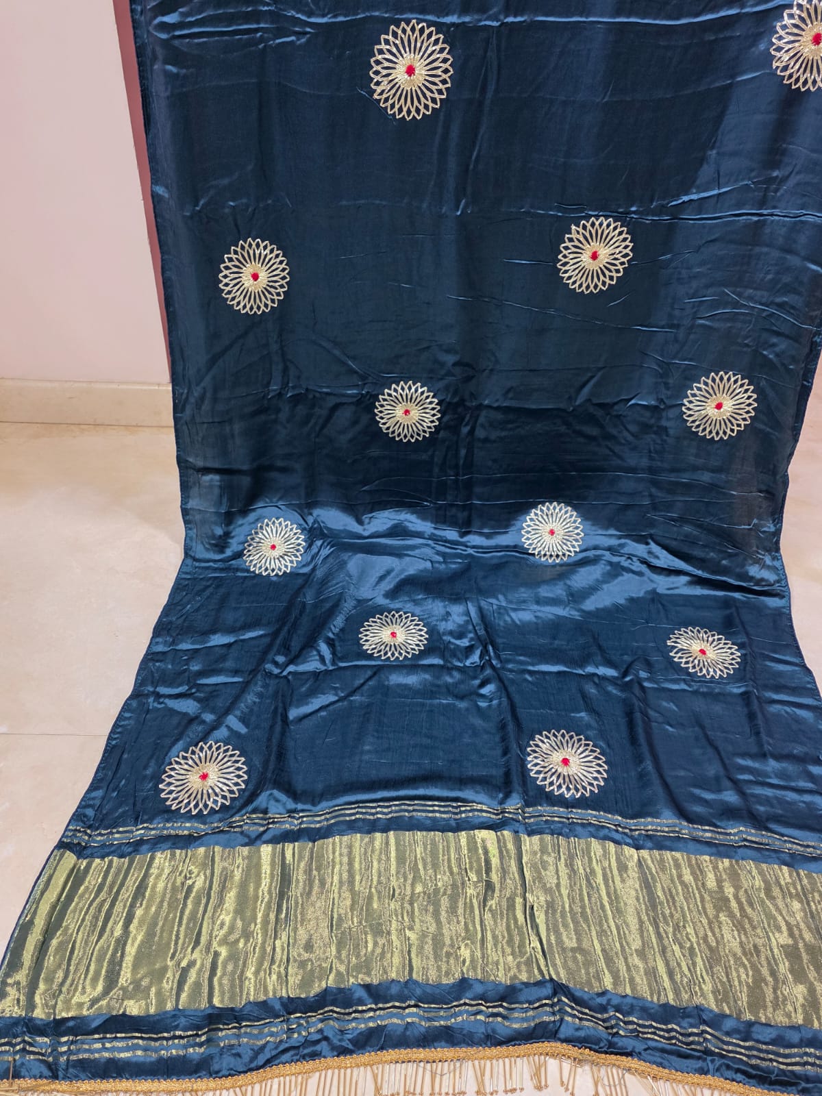 Pure Gajji Silk Saree