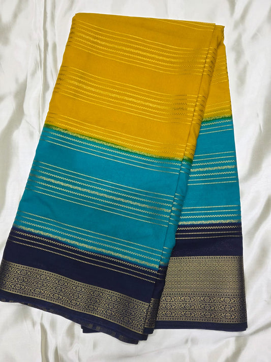Semi Crepe Silk Saree