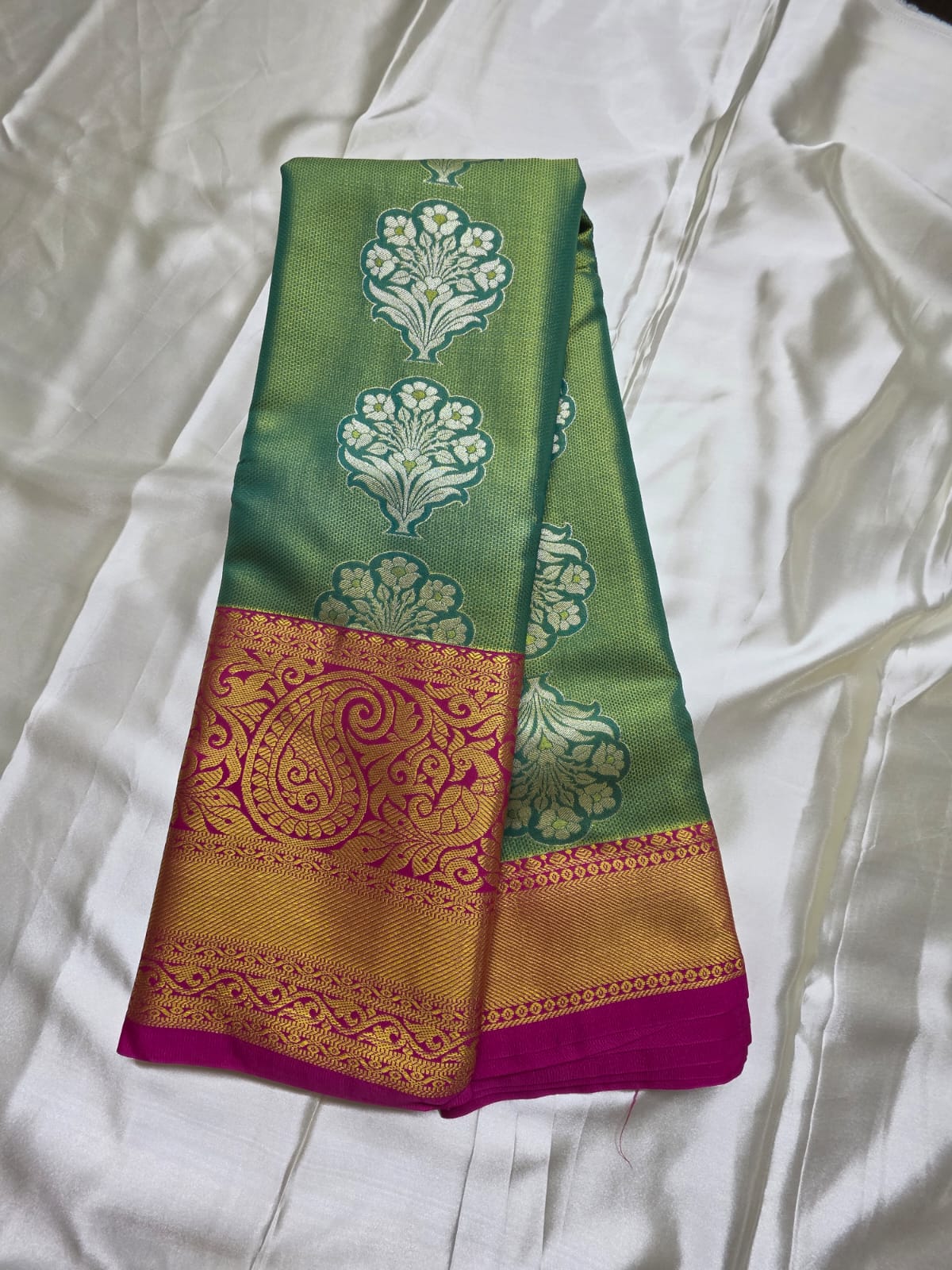 Semi Kanchi Silk Saree