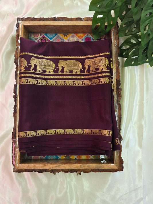 Pure Mysore Silk Saree