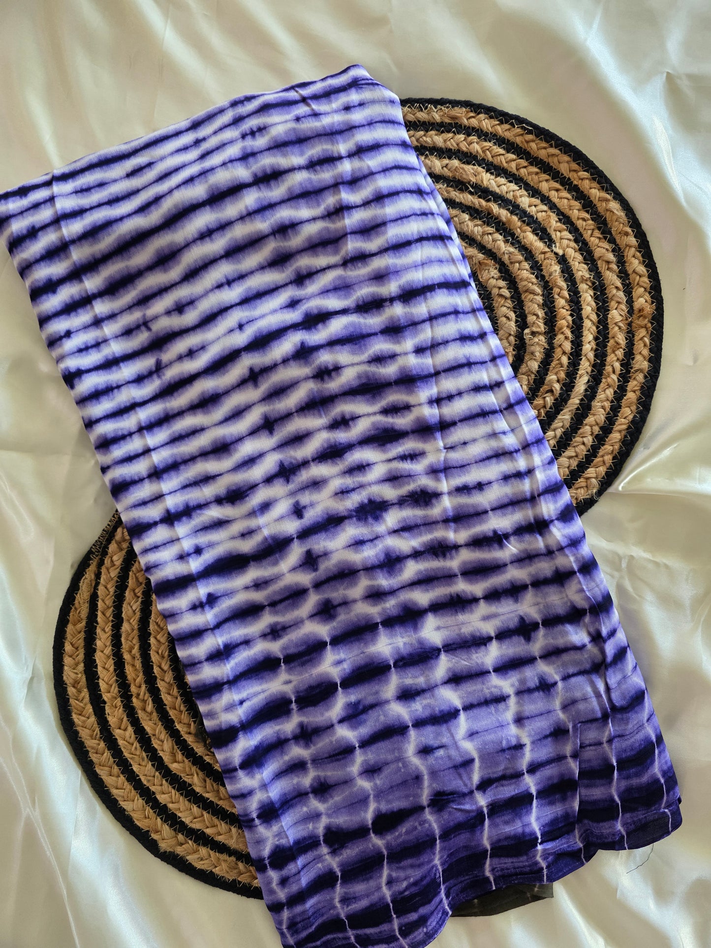 Shibori modal silk