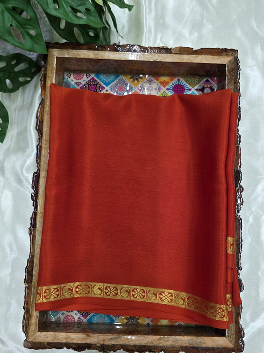 Pure Mysore Silk Saree