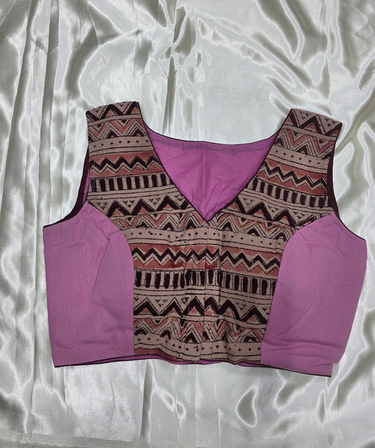 Pink Kalamkari Blouse