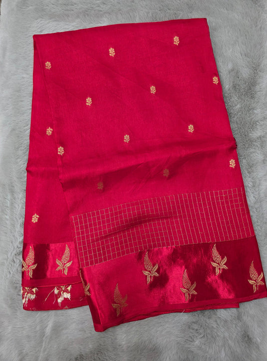Semi Crepe Saree