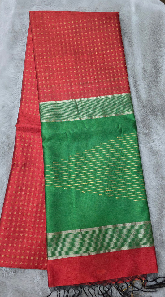 Matka Tussar saree
