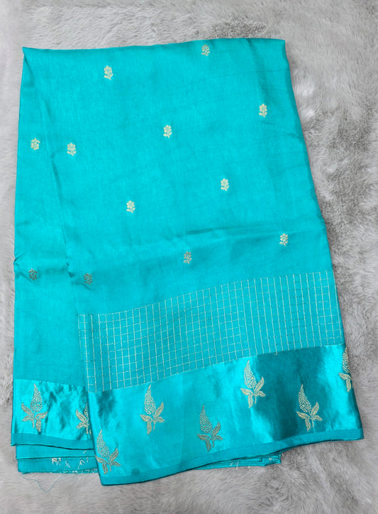 Semi crepe Saree