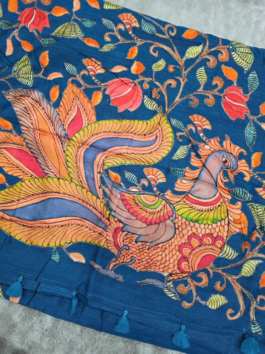 Kalamkari Dola silk