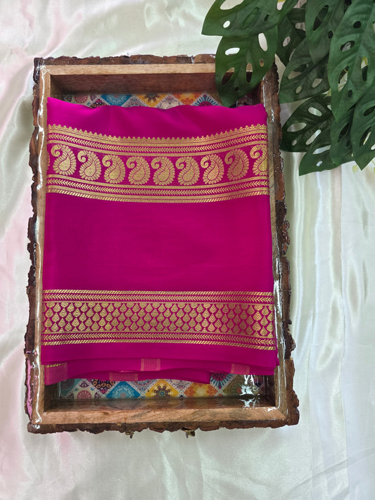 Pure Mysore Silk Saree