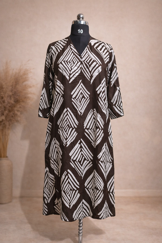 Dark Brown 2pc Cord Set