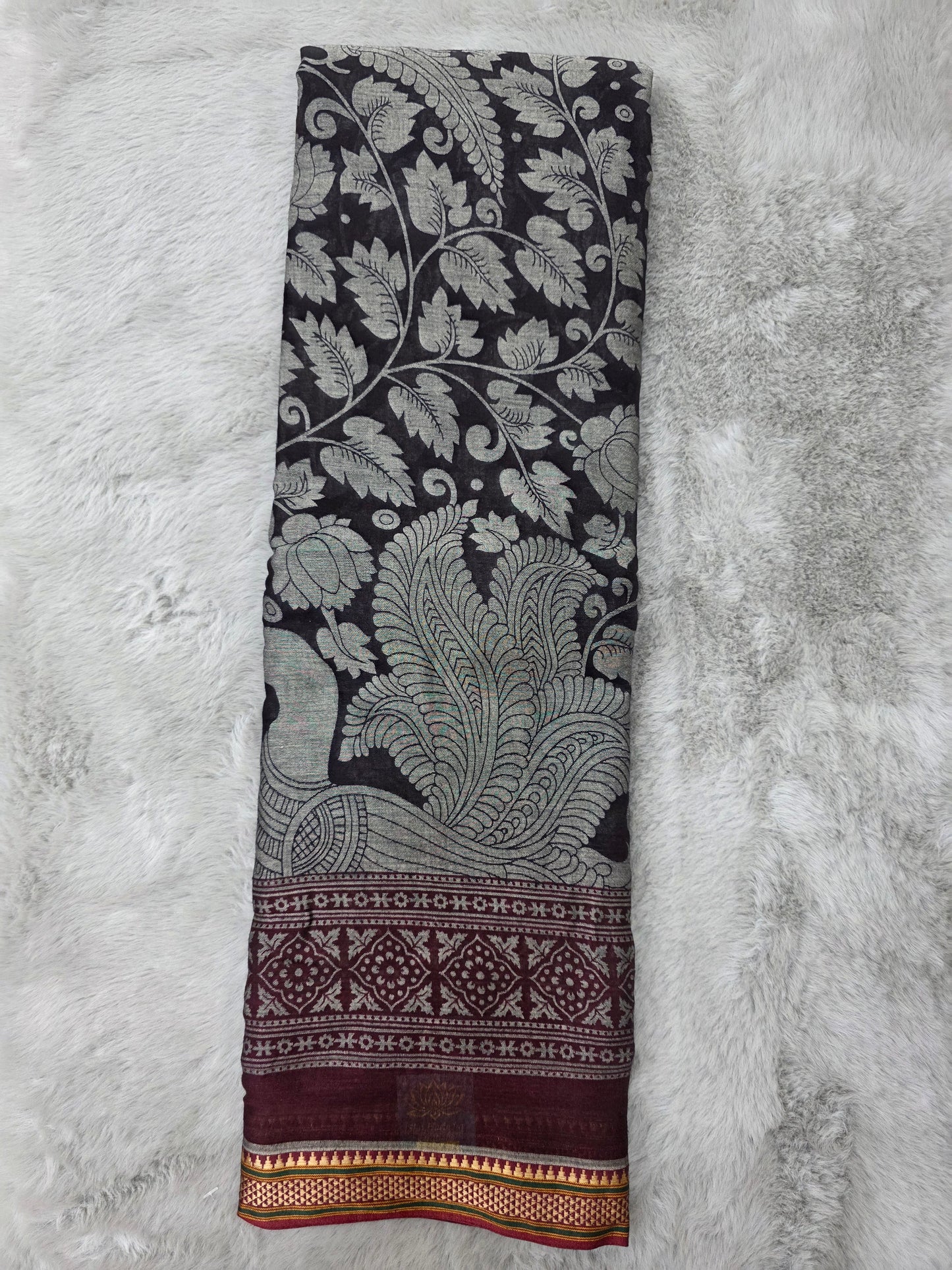 Kalamkari Printed Cotton Saree