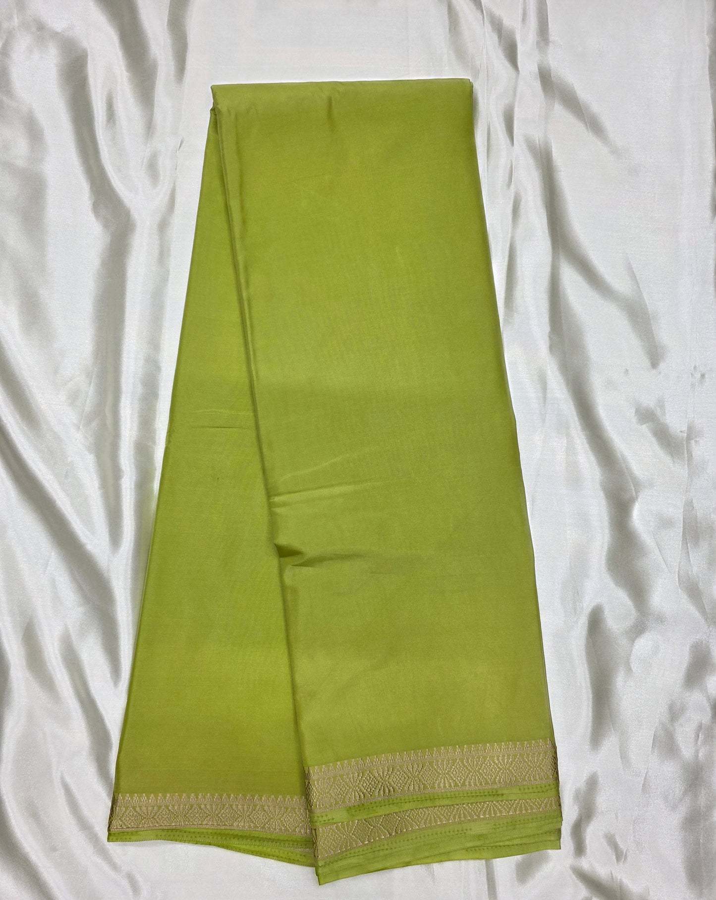 Plain Crepe Silk Saree