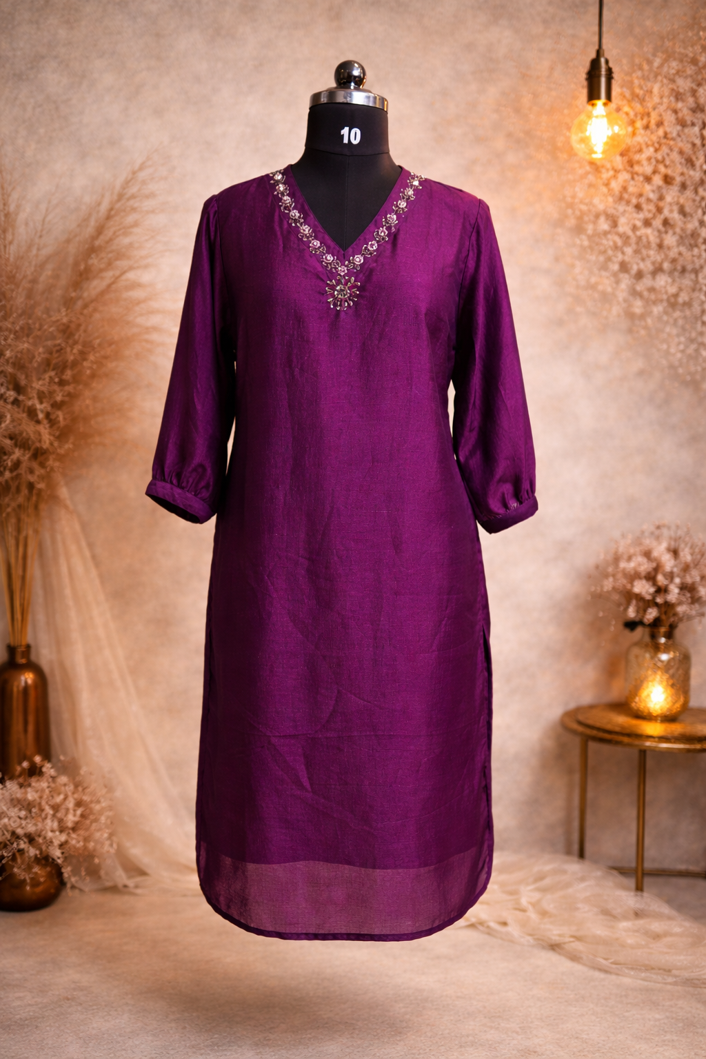 Purple 1pc kurti