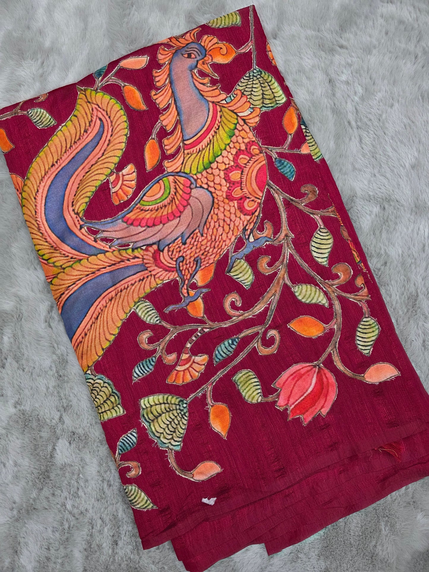 Kalamkari Dola silk