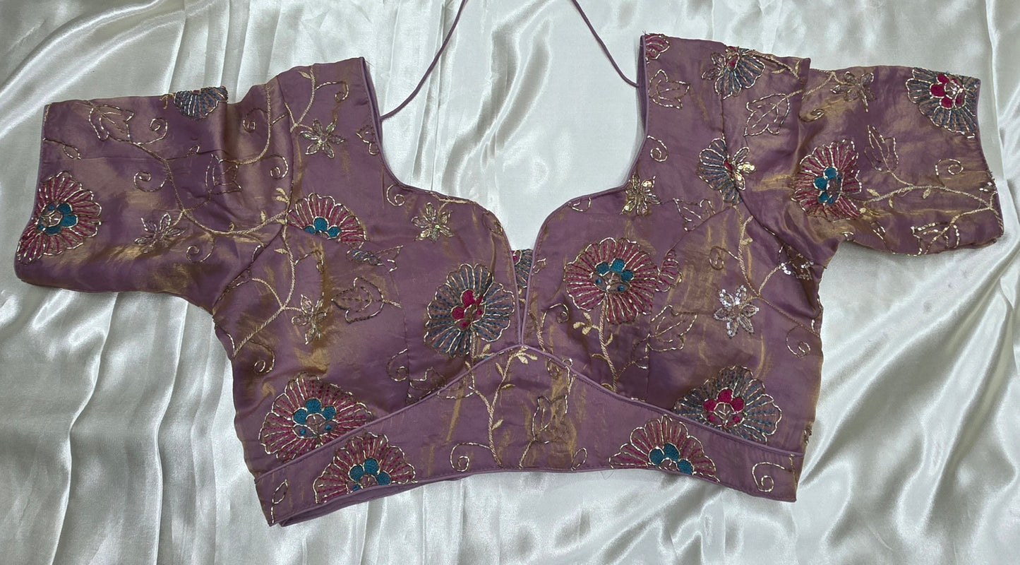 Light Peach Work Blouse