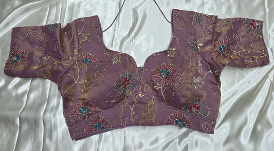 Light Peach Work Blouse