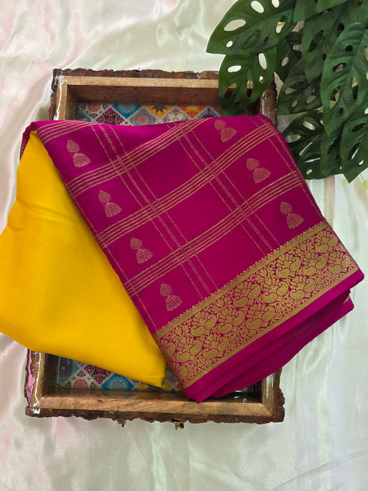 Pure Mysore Silk Saree