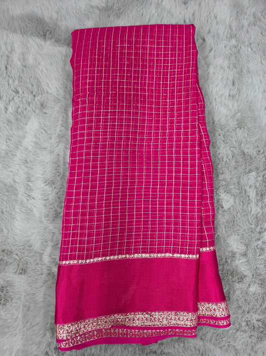 Viscose Georgette saree