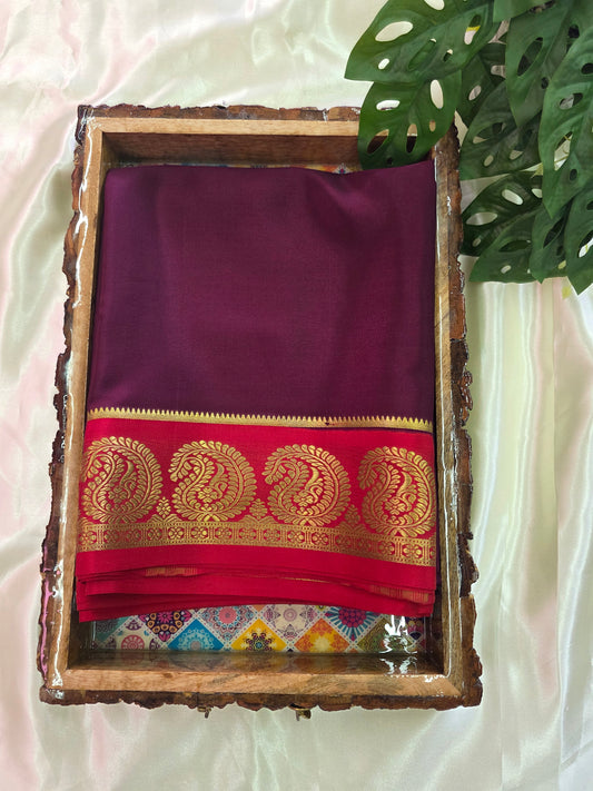 Pure Mysore Silk Saree