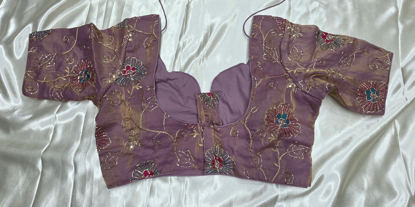 Light Peach Work Blouse