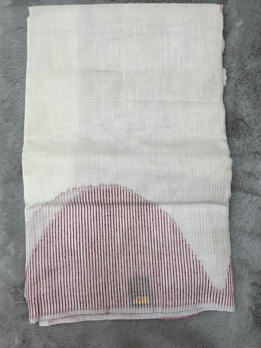 White Cotton Saree