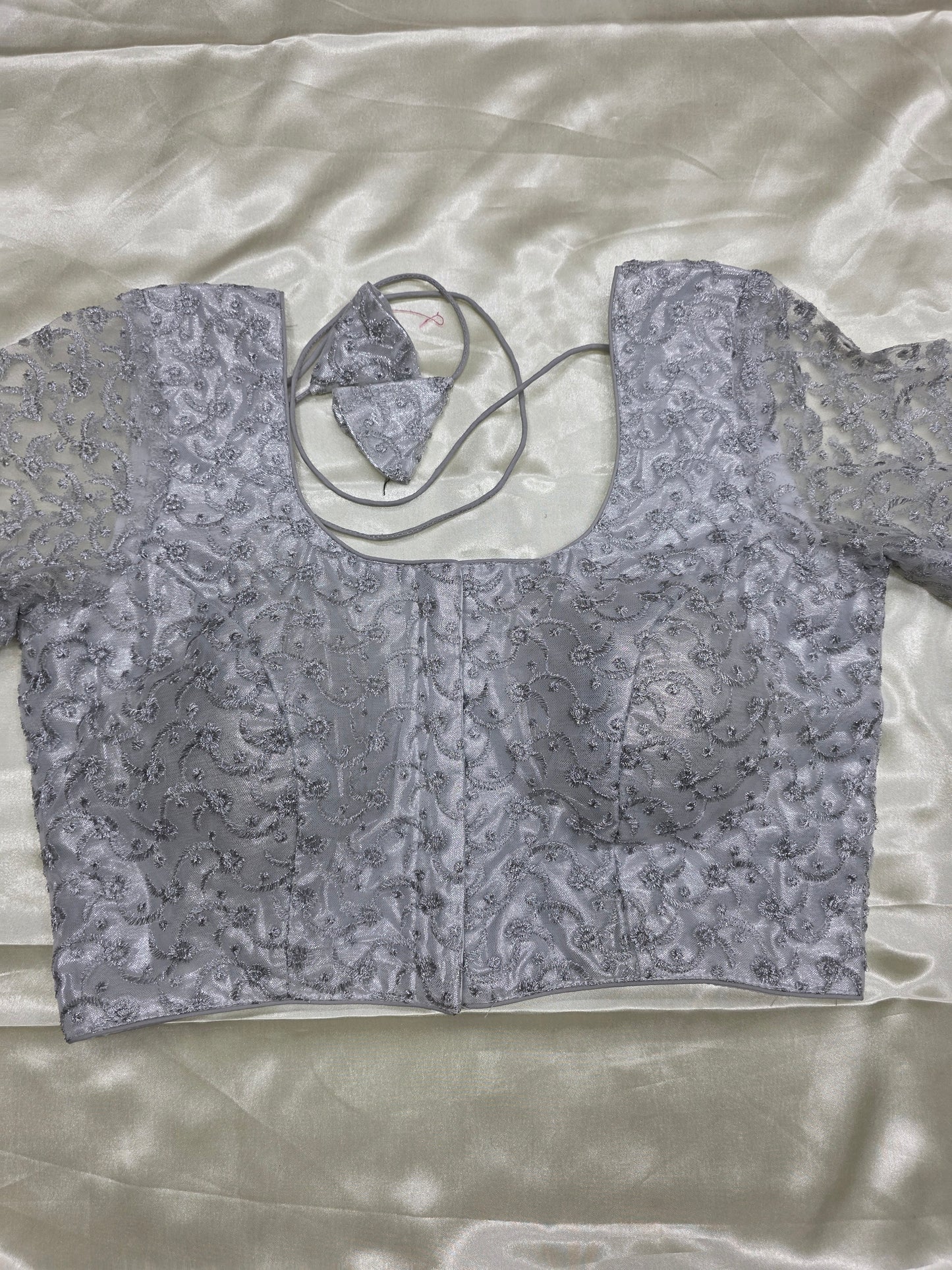 Silver blouse