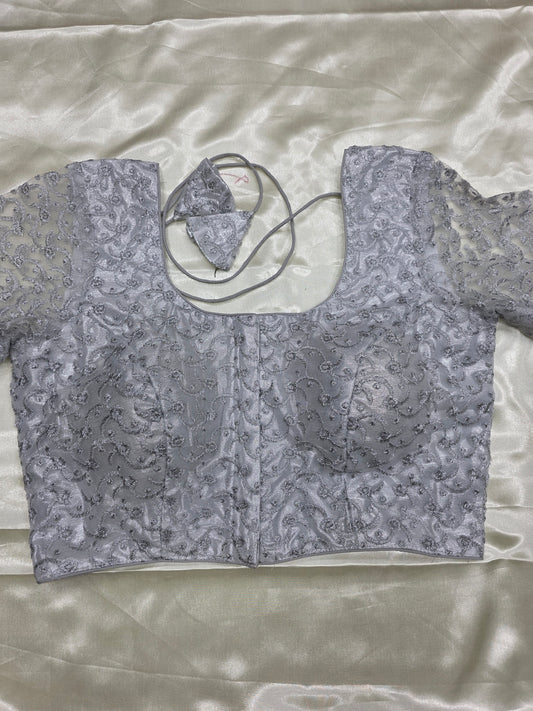 Silver blouse